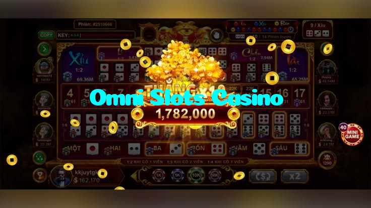 Omni Slots Casino casino presented on mobile device in Pakistan with slots and live games